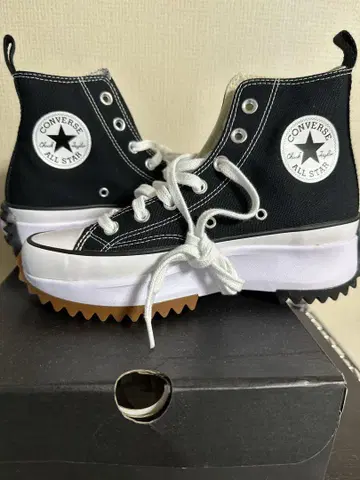 CONVERSE 란스 하이크 하이컷 통굽 스니커즈 24cm