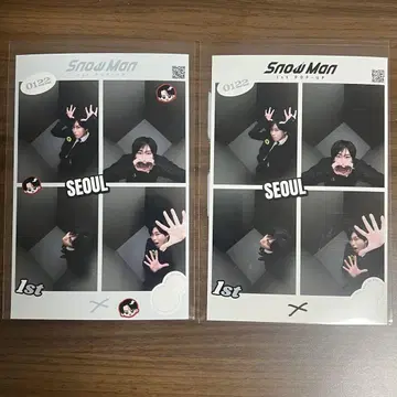 Snow Man 1st POP-UP 미야타테 료타 프린트 사진 2장 세트