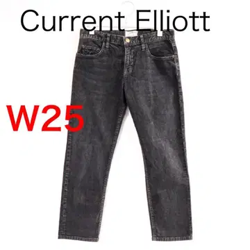 E7789-10 커렌트 엘리엇 코듀로이 청바지 블랙 페이드