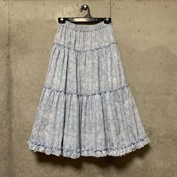 시마무라 x 아오키 미사코 x NINA'S 리버서블 파니에 스커트