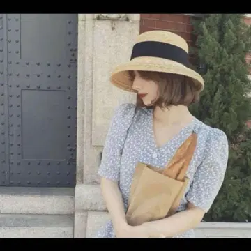 [ PUI ] Audrey hat 밀짚모자