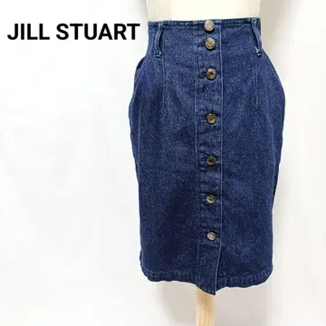 새상품급 JILLSTUART 질스튜어트 데님 스커트 M 허리밴딩