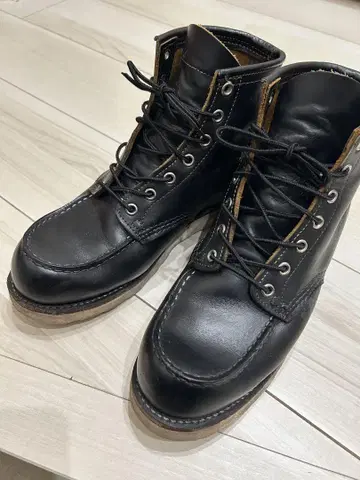 Irish Boot 블랙 가죽 부츠 1993년 제조