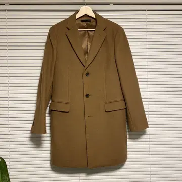 UNIQLO 남성용 캐시미어 혼방 울 체스터 코트 M 사이즈 특가