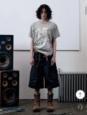 THREE-QUARTER DART PANTS BLACK 팬츠