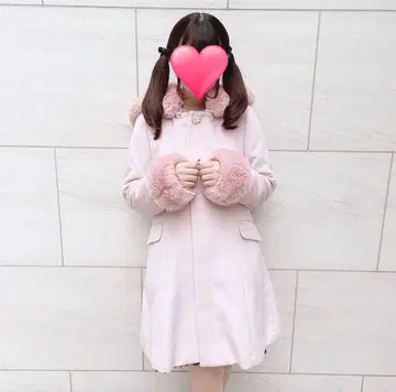 시크릿 허니 펄 버튼 4way 플레어 코트