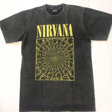 닐바나 Nirvana L 밴딩 티셔츠 락 티셔츠