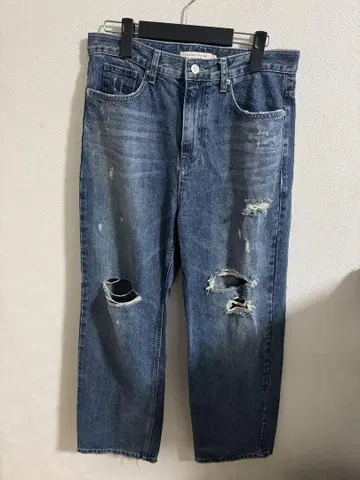InstantFunk 데미지 데님 팬츠 사이즈 2