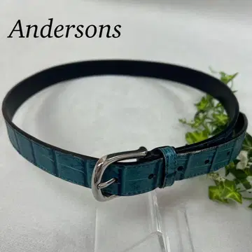 I692 새상품급 80cm 앤더슨 벨트 블루 남성용