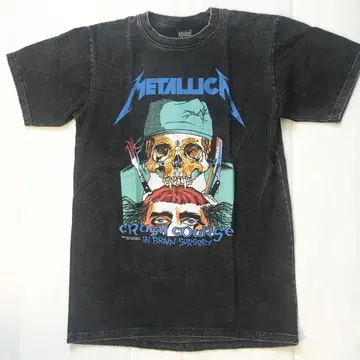 메탈리카 METALLICA L 밴딩 티셔츠 락 티셔츠 .