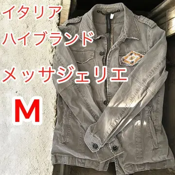 메싸지에리에 이탈리아 명품 자수 셔츠 상의 아우터 M