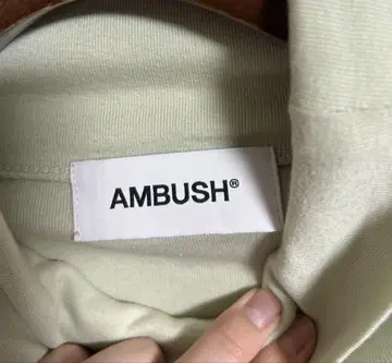 AMBUSH 앰부쉬 PRINT TURTLE NECK L/S