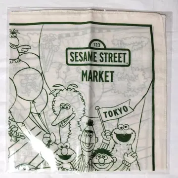 (미개봉) 세서미 스트릿 마켓 이케부쿠로 한정판 반다나