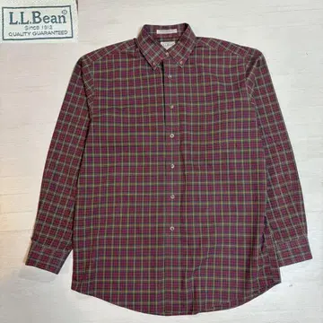 L.L.BEAN 엘엘빈 체크 셔츠 구제 의류 vintage M 사이즈