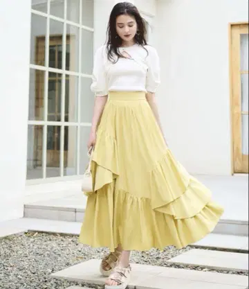 Lillian carat 리리안 캐럿 캉캉 스커트