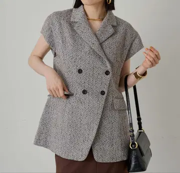 라운지 드레스 Loungedress 베스트 베스트 캡 슬리브