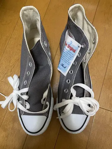 CONVERSE CANVAS ALL STAR HI 차콜 24.5