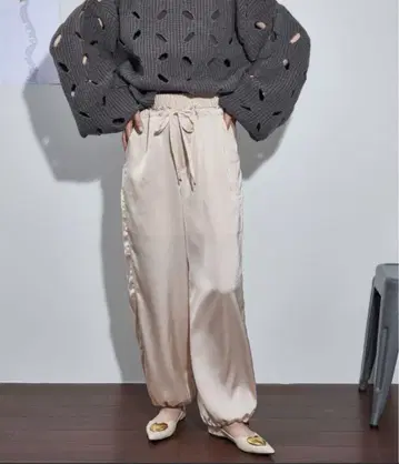 자용 새틴 이지 팬츠