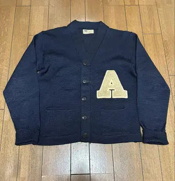 50's H.L. Whiting Co. 레터드 가디건 빈티지