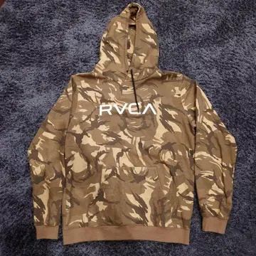 RVCA 카모플라쥬 후드 부착 후드티 L 사이즈