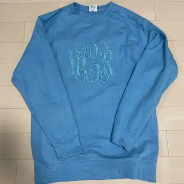 Comfort Colors 파랑 M 사이즈 맨투맨