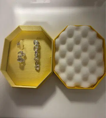 스와로브스키 밀레니아 귀걸이&이어커프 비대칭 귀걸이 3세트