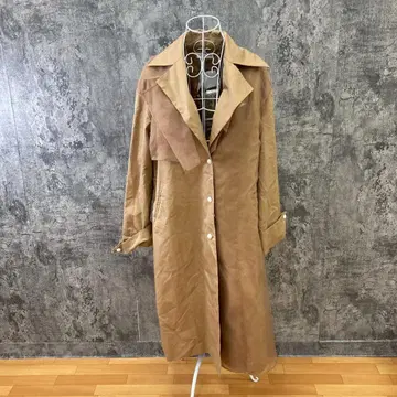 BLANCORE 블랑코아 트렌치코트 벨트 세트 브라운(S)