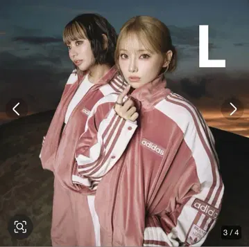 adidas 핑크 저지 L 사이즈