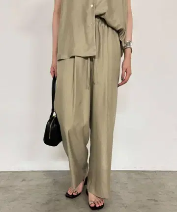 라운지 드레스 Loungedress 팬츠 피브릴 릴랙스 팬츠