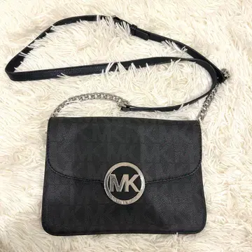 마이클코어스 숄더백 시그니처 체인 블랙