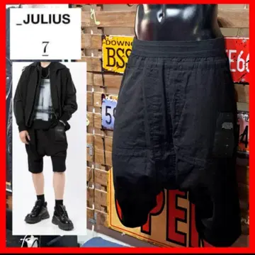 julius 율리우스 큐프라 크롭 사루엘 팬츠 블랙 2