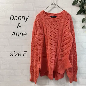 [ Danny & Anne ] 케이블 짜임 큼직한 니트 풀오버 (F)