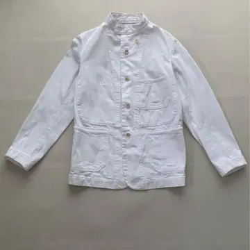 화이트 자켓 커버올 데님 자켓 45R 45rpm