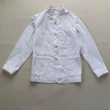 화이트 자켓 커버올 데님 자켓 45R 45rpm