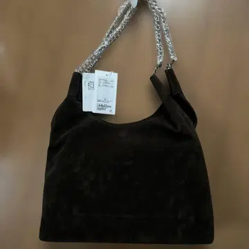 새상품 BEAUTY&YOUTH 스웨이드 숄더백 DK.BROWN