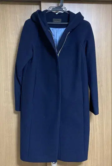 TOMORROWLAND collection 네이비 울 코트 후드