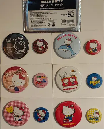HELLO KITTY 캔뱃지 2개 세트 x 6