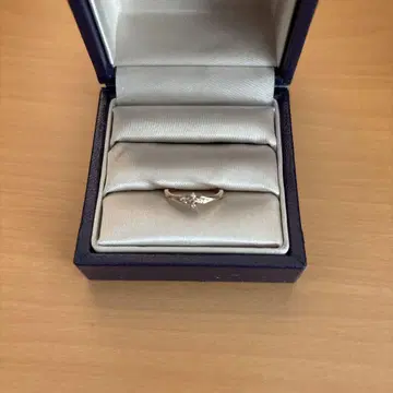 agete 핑키링 4호 K10 골드링 다이아몬드