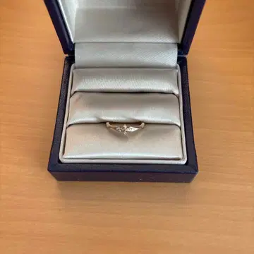 agete 핑키링 4호 K10 골드링 다이아몬드