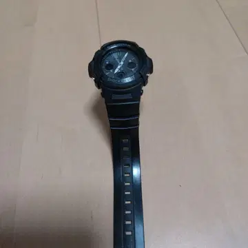 G-SHOCK 아날로그 디지털 손목시계 블랙