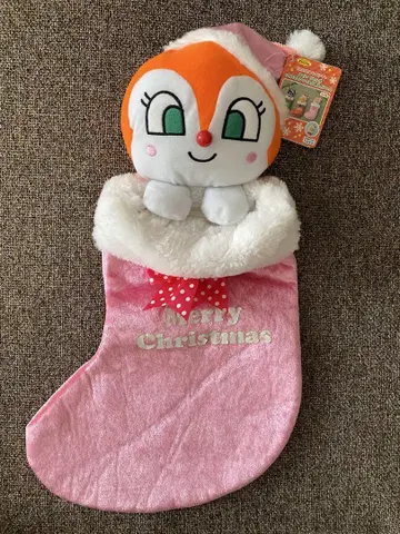 호빵맨 짤랑이 크리스마스 부츠 크리스마스 삭스 소품함