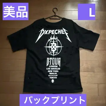 새상품 UNION3 DXPESCHE D-TOUR T셔츠 L사이즈 블랙