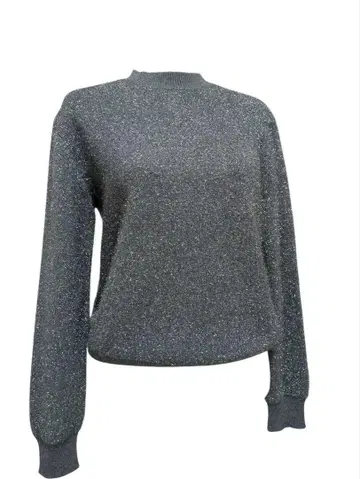 [ 새상품급 ] JIL SANDER 질 샌더 라메 니트 그레이 크루넥