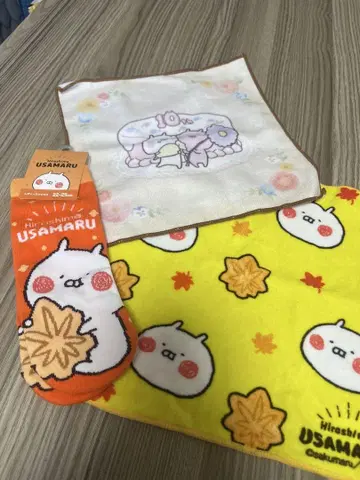 우사마루 손수건 양말 세트