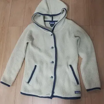 patagonia 플리스 자켓 XS 크림색