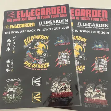 [ 미사용 새상품 ] ELLEGARDEN 스티커 시트 2장 세트