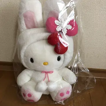헬로키티 눈 토끼 봉제 인형