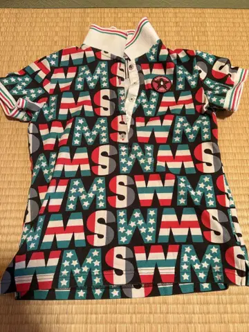Munsingwear 컬러풀 피케 셔츠 여성용
