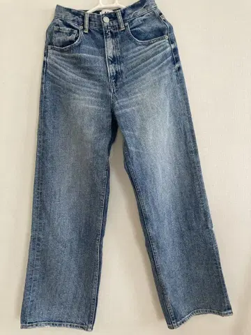 AZUL DENIM 하이웨스트 와이드 데님 S 사이즈 라이트 블루