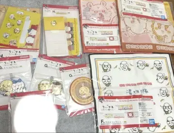 제일복권 치이카와 (먼작귀) 라멘  F, G, H상 총 8점 묶음 판매